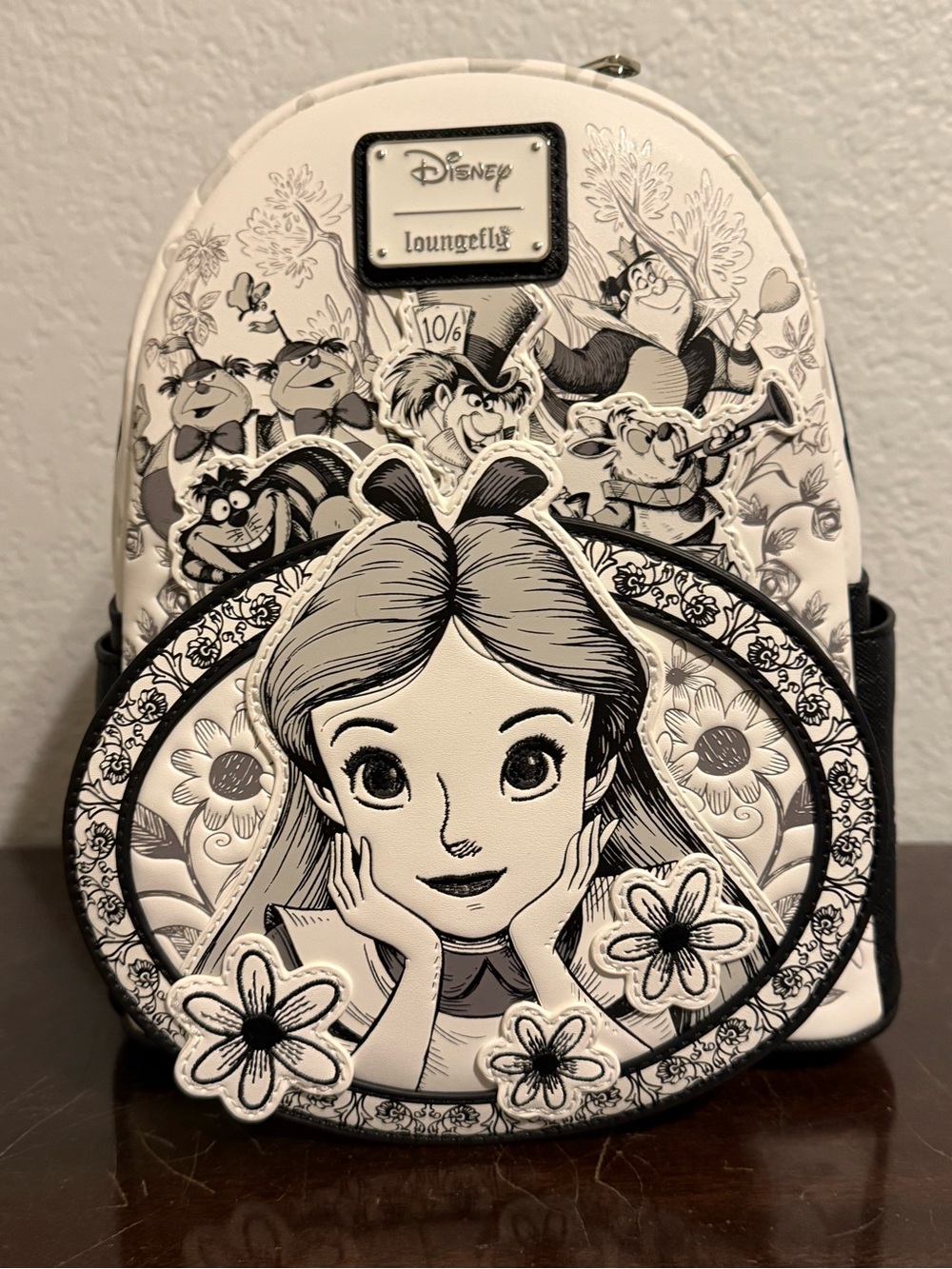 Loungefly Alice In Wonderland Sketch Mini Backpack